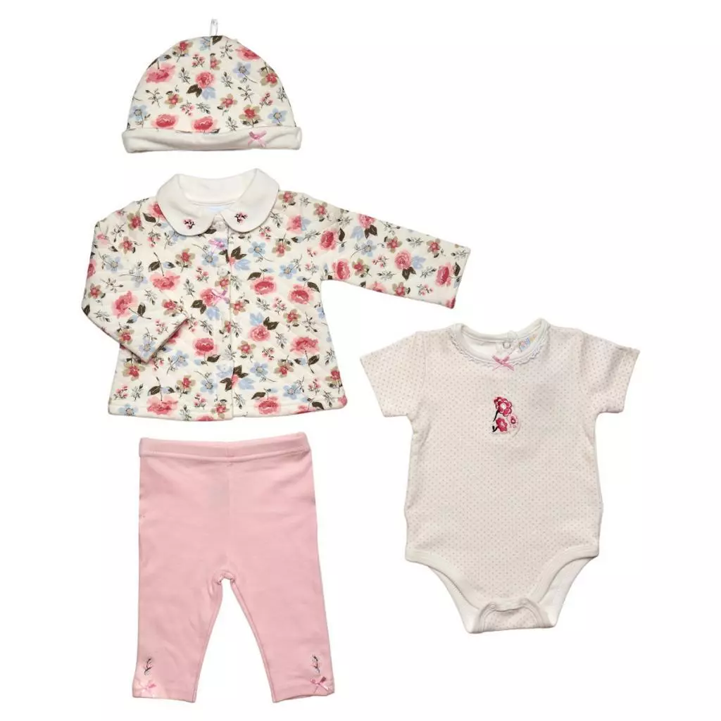 Floral 4-Piece Set – by Cutey Pie (6–9 Months) - Image 2