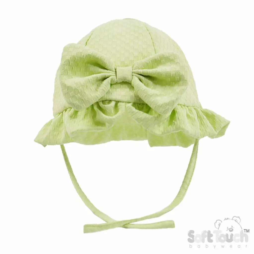 Lined Checked Summer Hat – by Soft Touch (0–12 Months) - Image 2