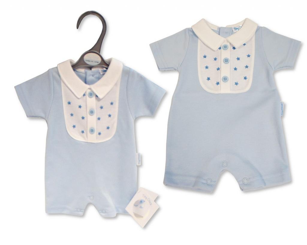Stars Romper – by Tiny Chick (5-8 lbs) - Image 2