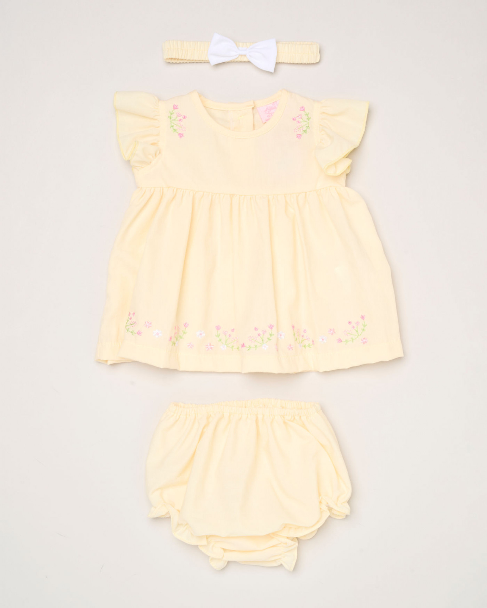 Floral Dress Set – by Rock-a-Bye Baby Boutique (6–9 Months) LAST ONE‼️ - Image 2