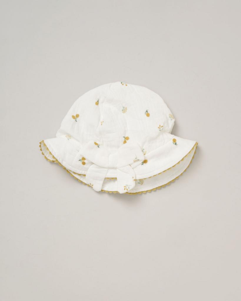 Lemons Muslin Romper & Hat Set – by Rock-a-Bye Boutique (6-9 Months) LAST ONE‼️ - Image 5