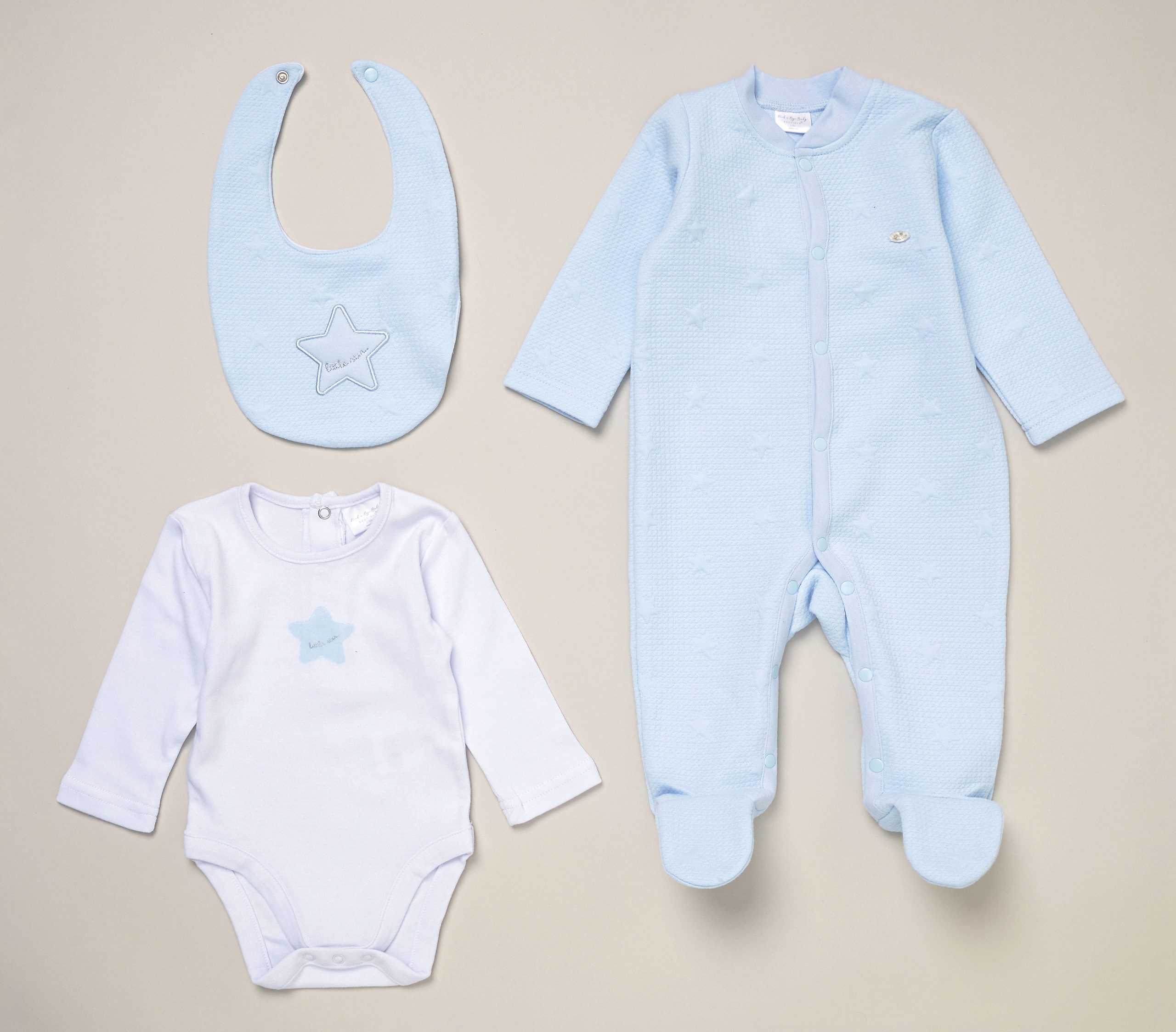 Star Textured Layette Set – by Rock-a-Bye Boutique (0–6 Months) - Image 2