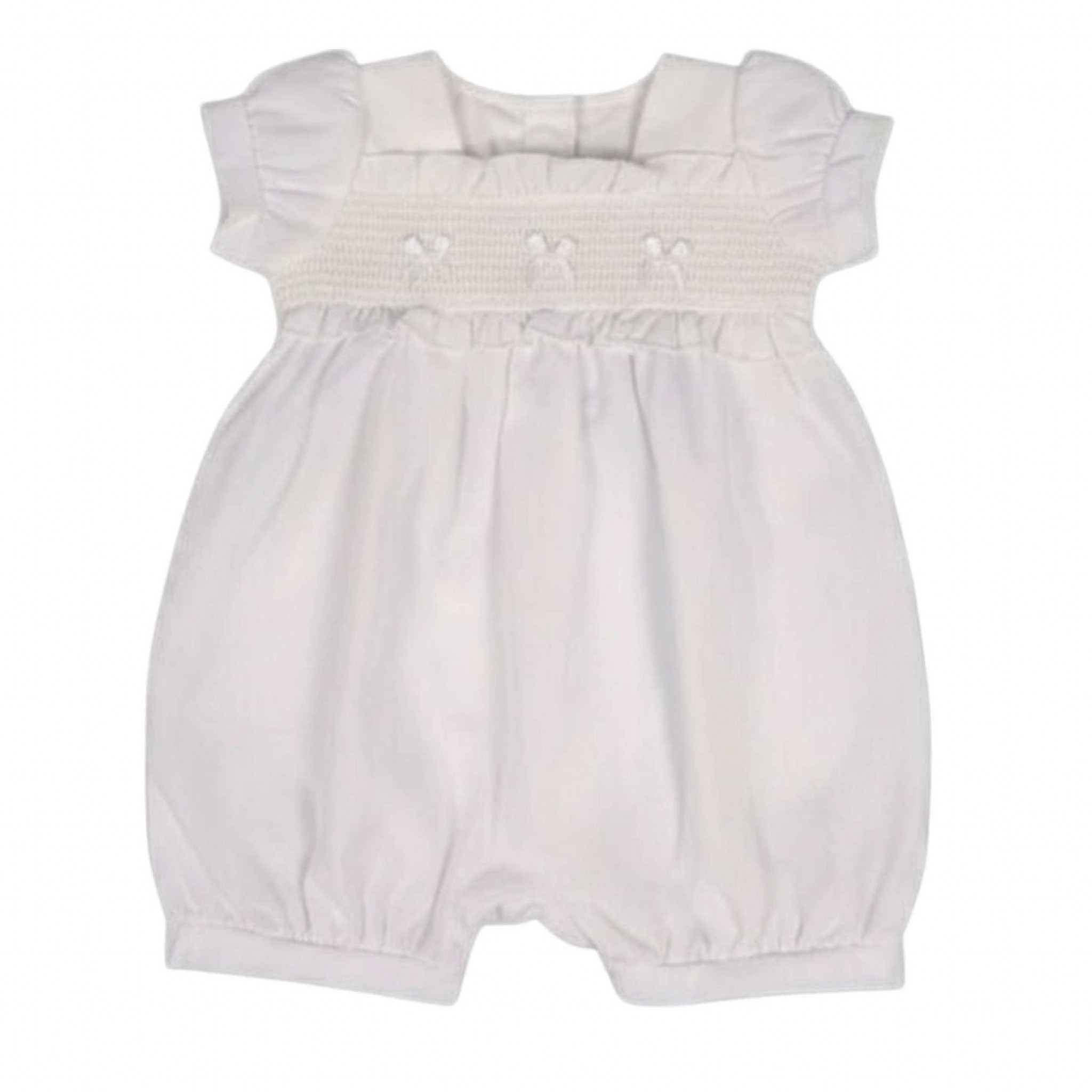 Smocked Romper – by Tiny Chick (3–8 lbs) - Image 2