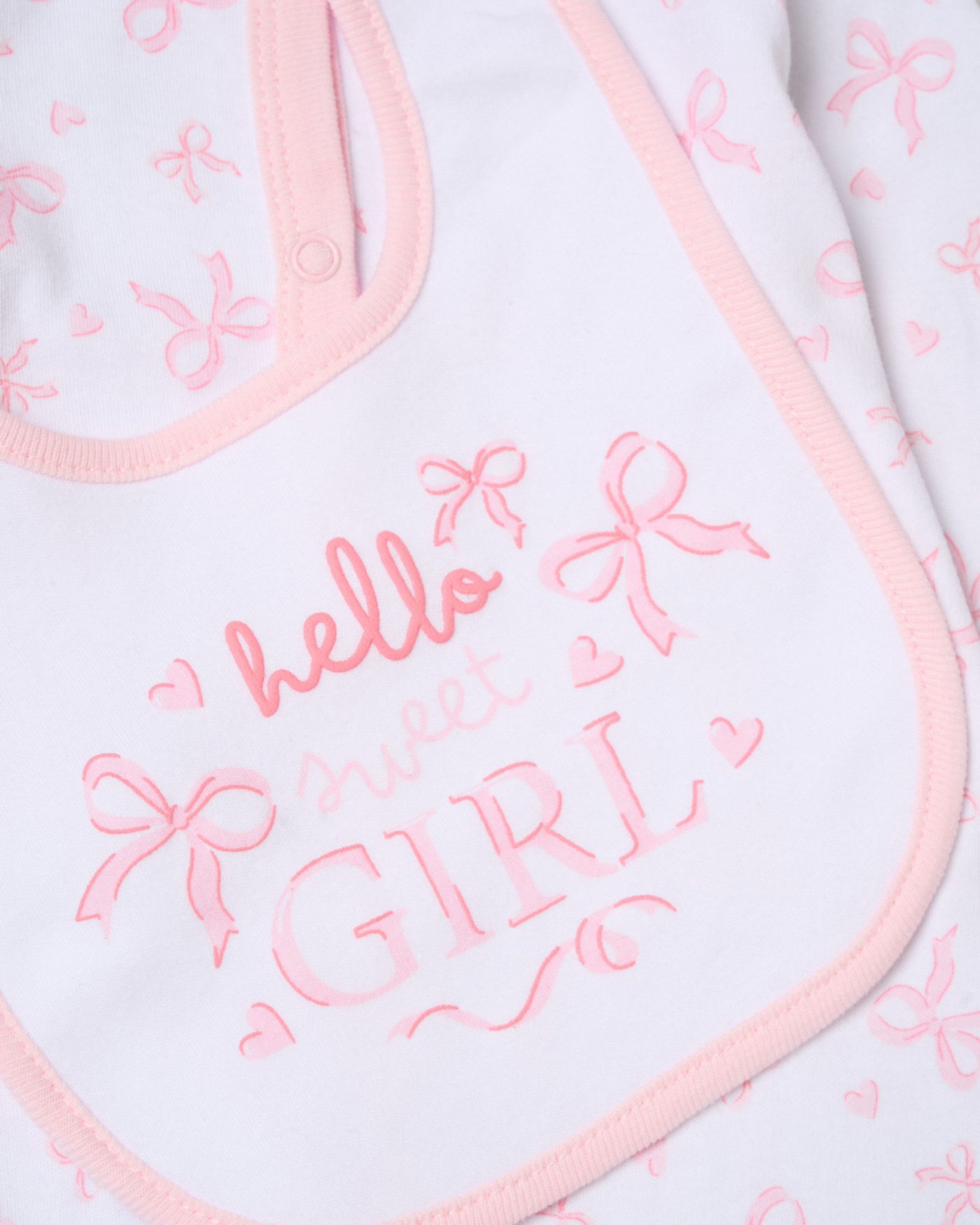 “Hello Sweet Girl” 5 Piece Layette Set – by Rock-a-Bye Boutique (Newborn–6 Months) - Image 5