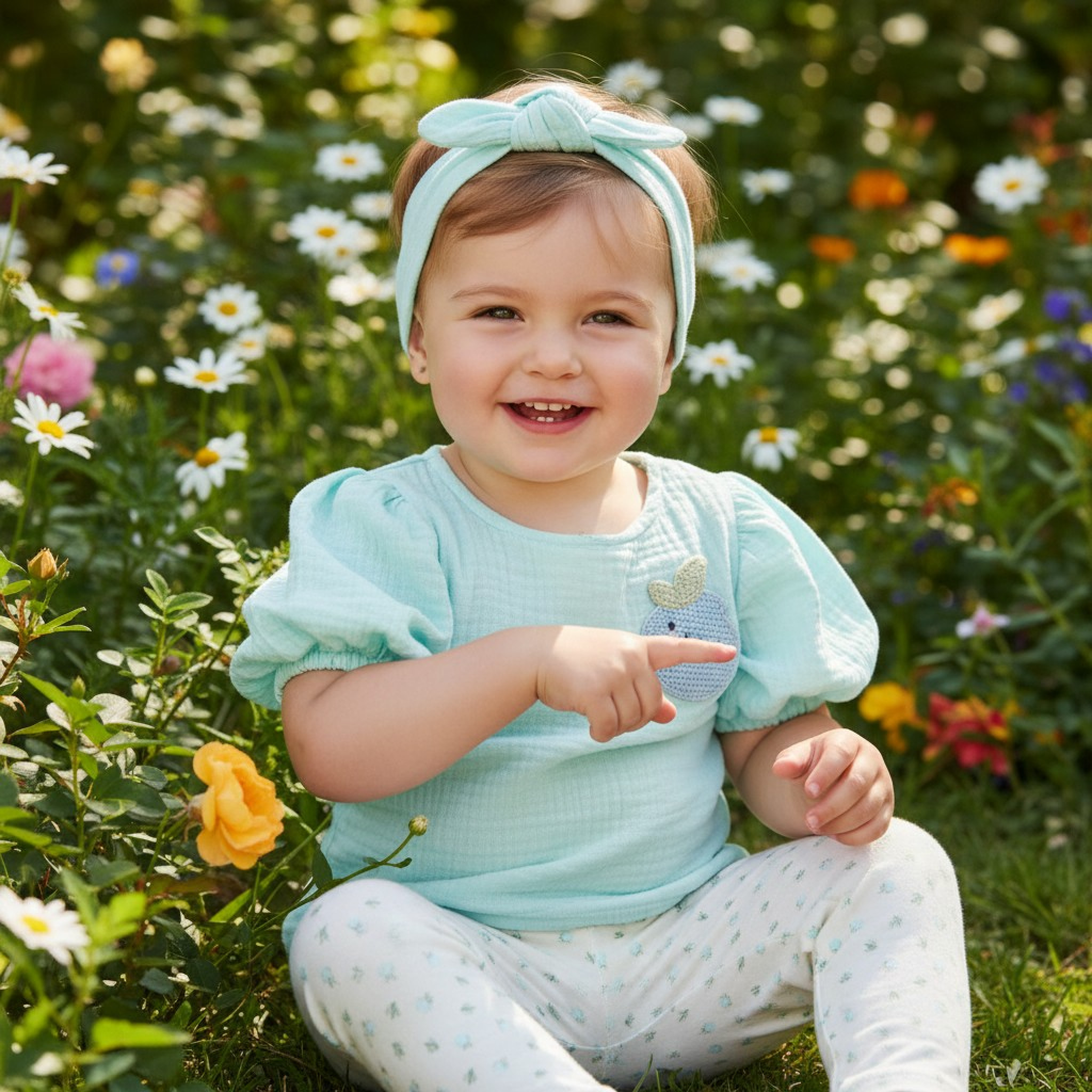 Cheesecloth Blueberry Set – by Lily & Jack (9–18 Months)