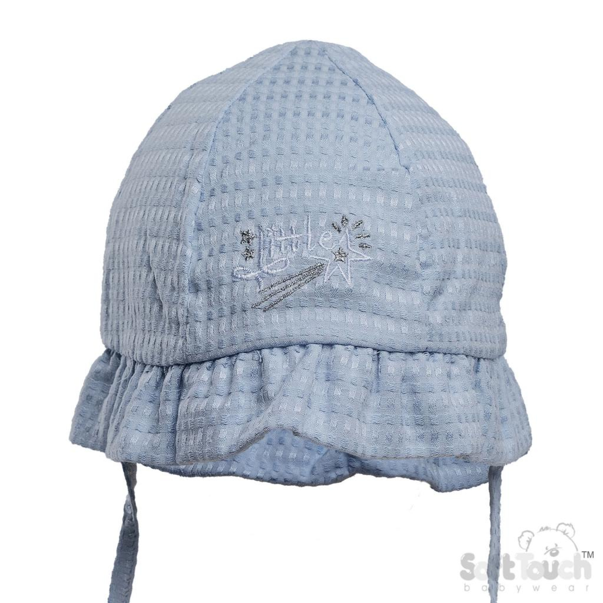 Sky Checked Hat “Little Star” – by Soft Touch (0–24 Months) - Image 2