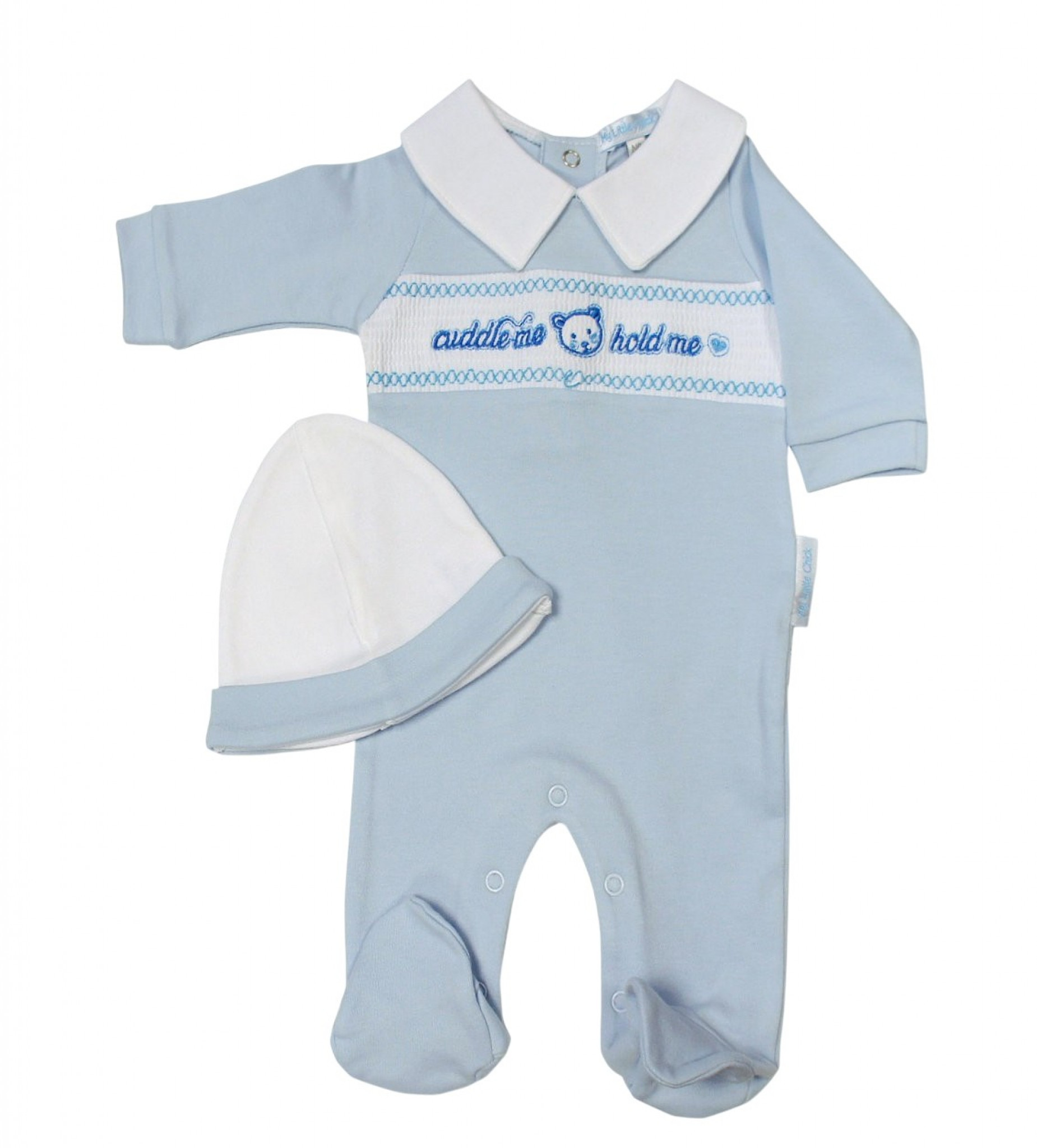 Smocked Cuddle Me All-in-One Set – by My Little Chick (Newborn–6 Months) - Image 2