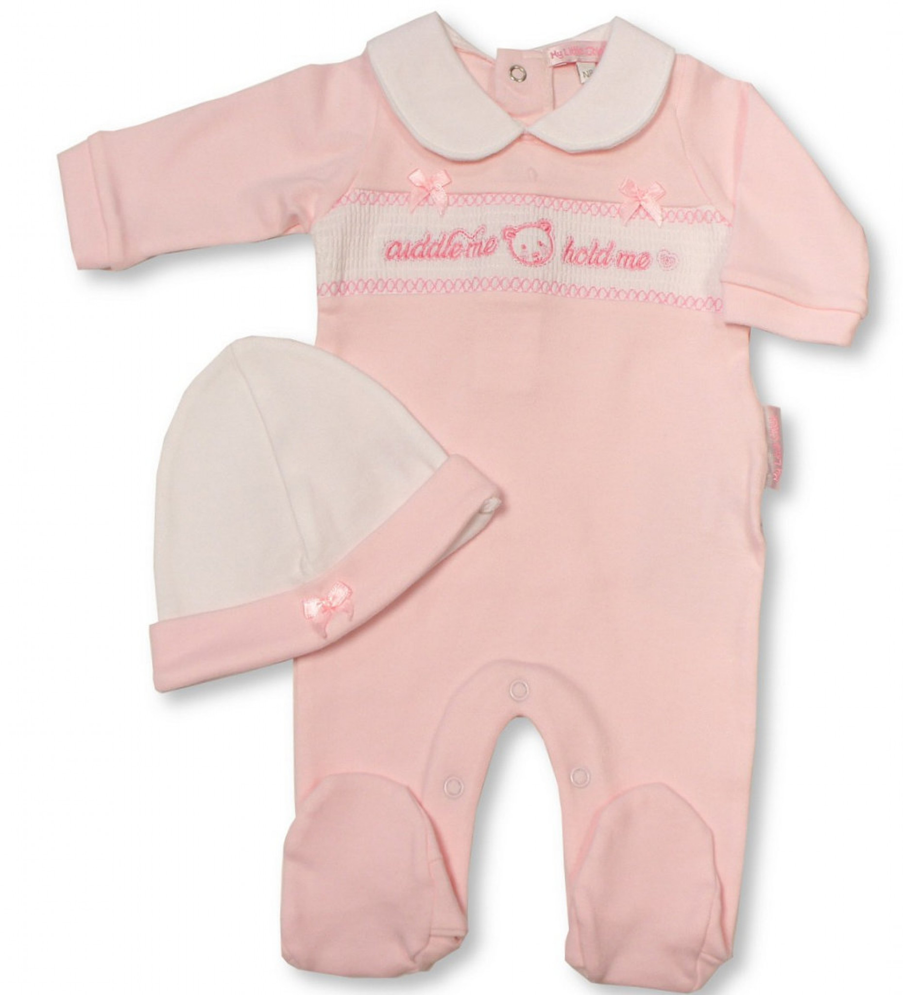 Smocked Cuddle Me All-in-One Set – by My Little Chick (Newborn–6 Months) - Image 4