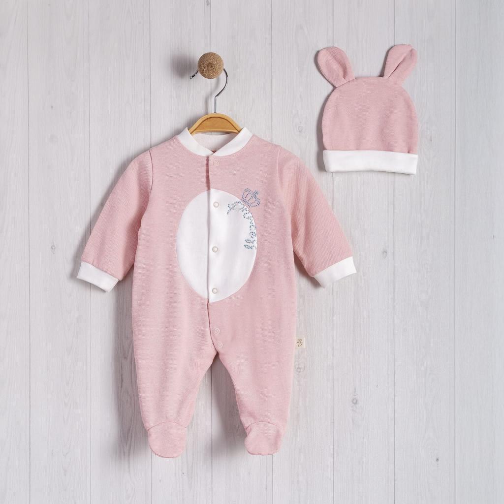 Pink Bunny “Princess” All-in-One with Hat – by Bello Joy (0–3 Months) LAST ONE‼️ - Image 2
