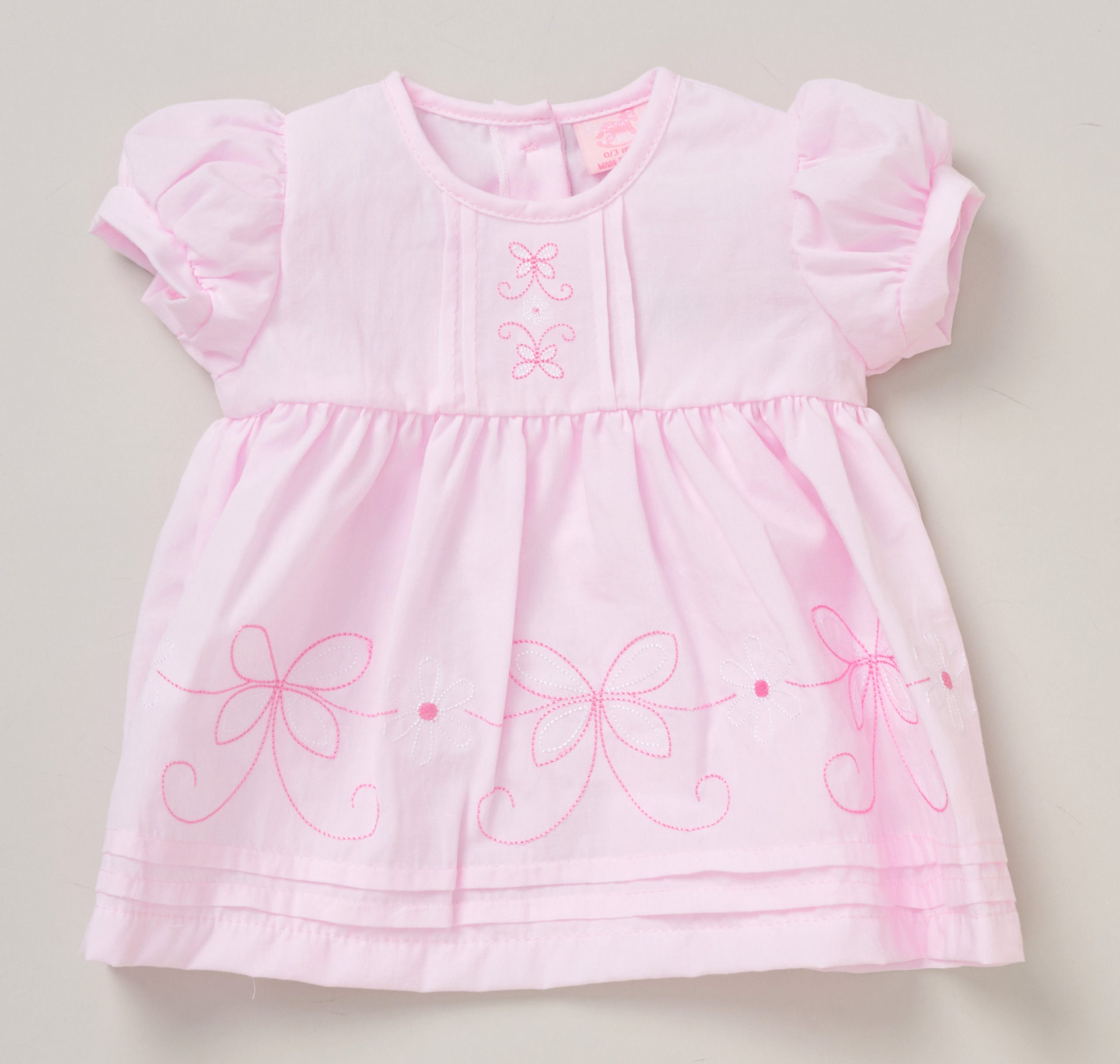 Pink Butterfly Dress with Pants and Headband – by Rock a Bye Boutique (9–12 Months) LAST ONE‼️ - Image 4