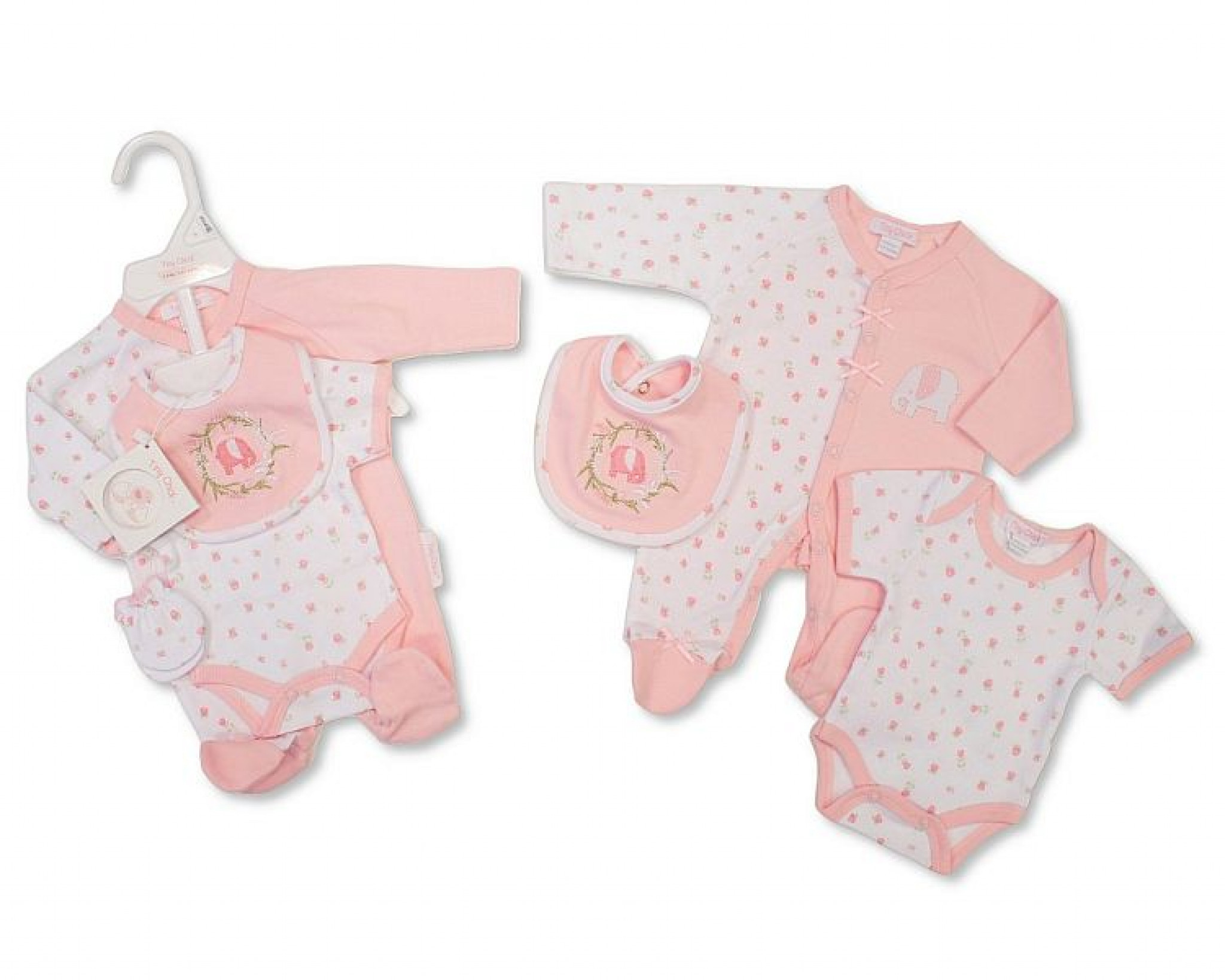 Elephant 4 Piece Set – by Tiny Chick (3-8 lbs) - Image 3