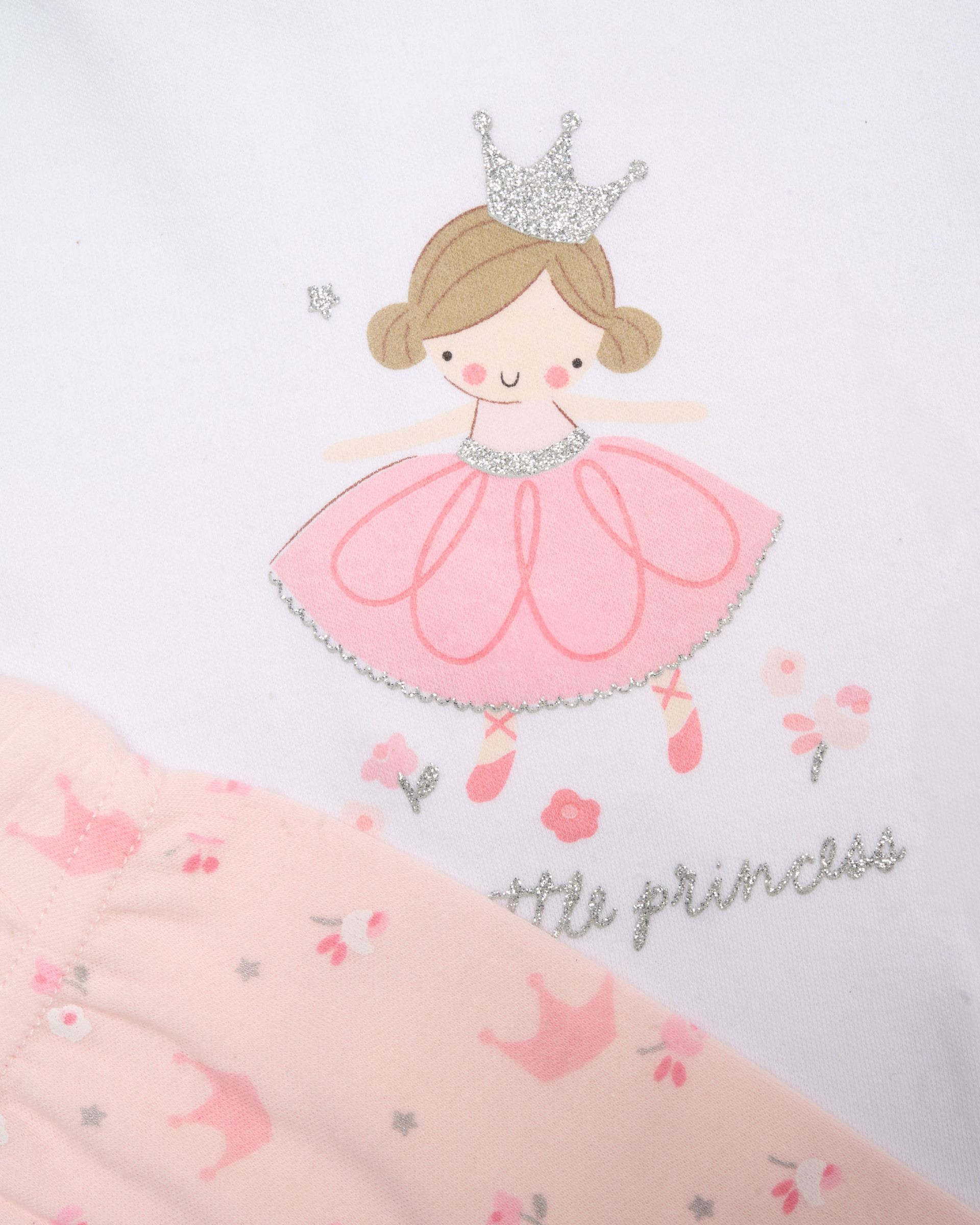Princess Top, Shorts & Plushie Set – by Rock-a-Bye Boutique (3–9 Months) - Image 5