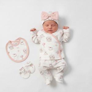 Pink Fairground Five Piece Set by MiniCayzen (0–3 Months)