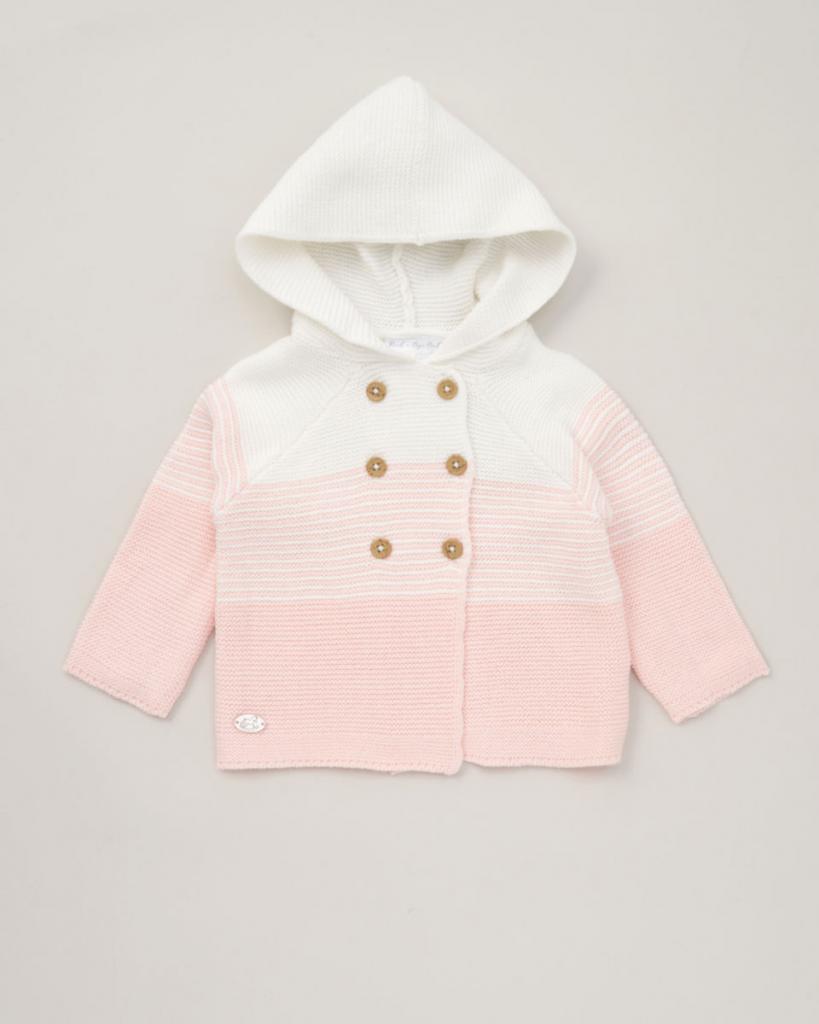 Pink Knitted Cotton Cardigan Set – by Rock A Bye Boutique (0–12 Months) - Image 3