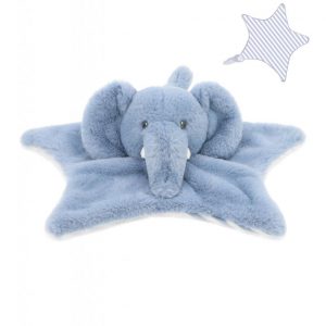32cm KeelEco Ezra Elephant Baby Comforter – by Keel Toys (100% Recycled, Suitable from Birth)