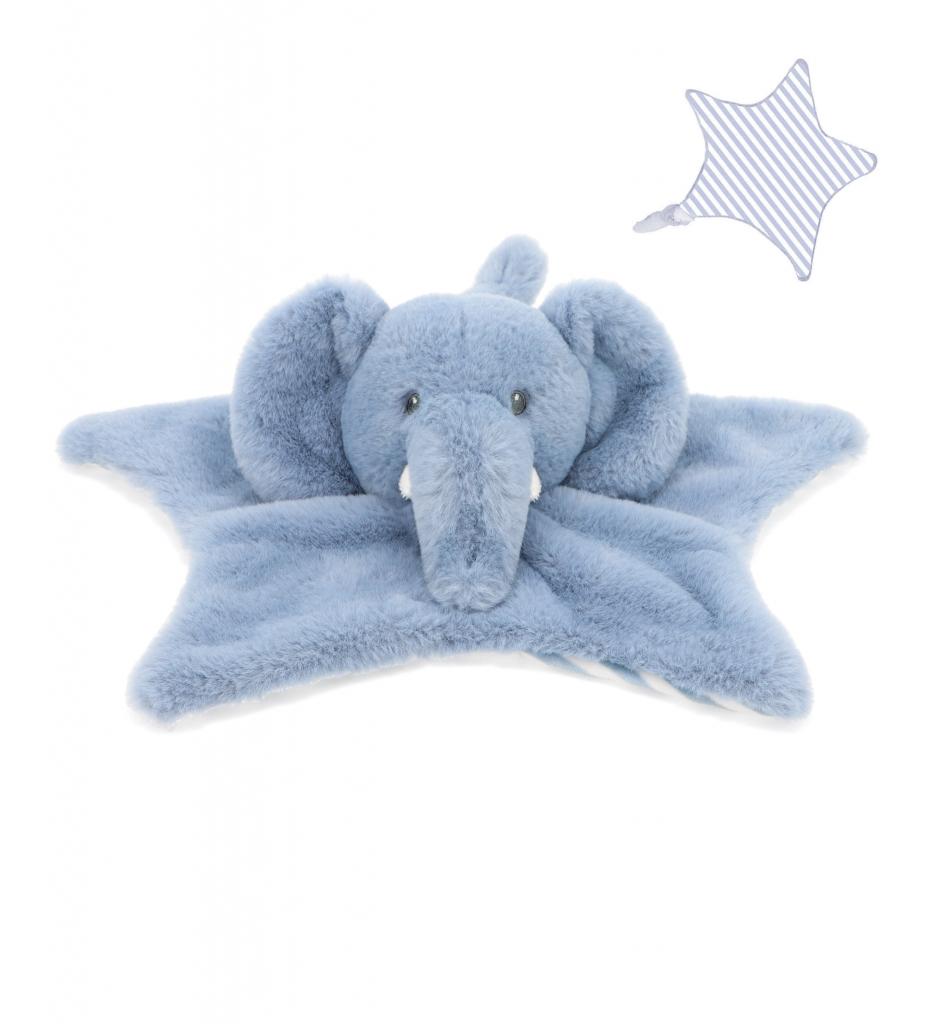 32cm KeelEco Ezra Elephant Baby Comforter – by Keel Toys (100% Recycled, Suitable from Birth)