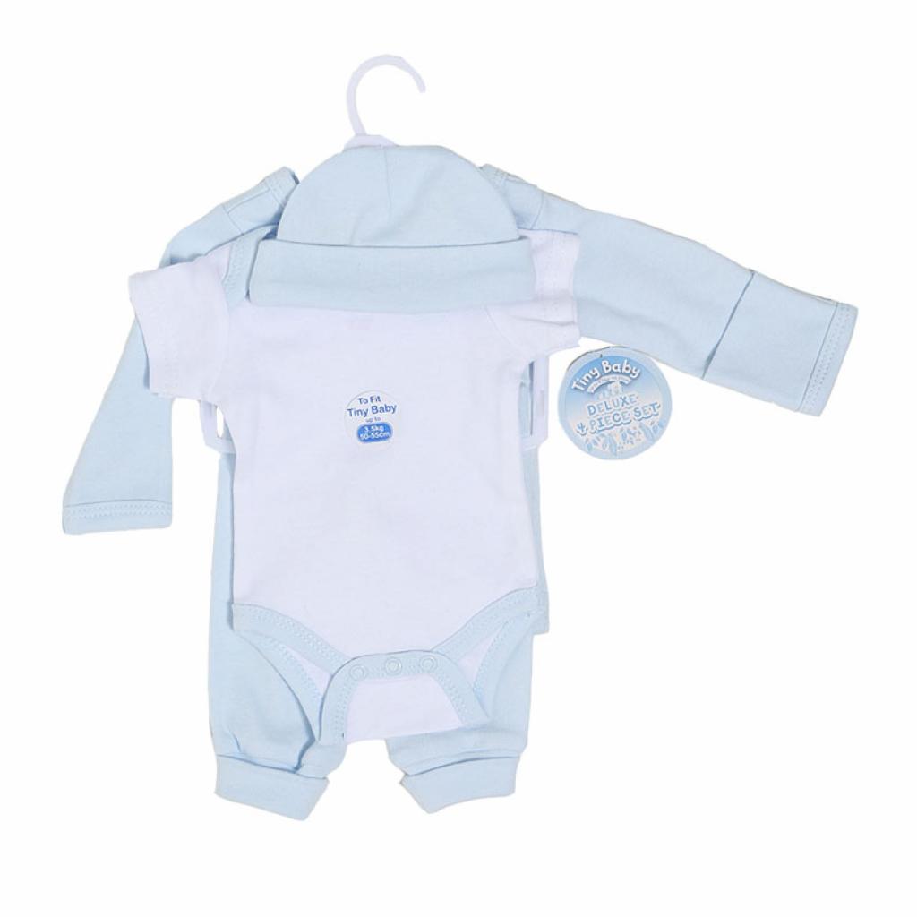 Sky Blue Four Piece Tiny Baby Set – by Soft Touch (3.5kg / 7.7lbs) - Image 3