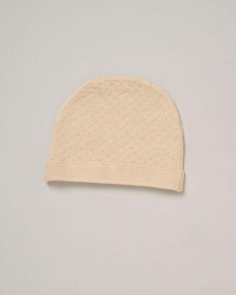 Beige Knit Cotton Bodysuit, Trousers & Hat Set – by Rock A Bye Boutique (0–12 Months) - Image 6