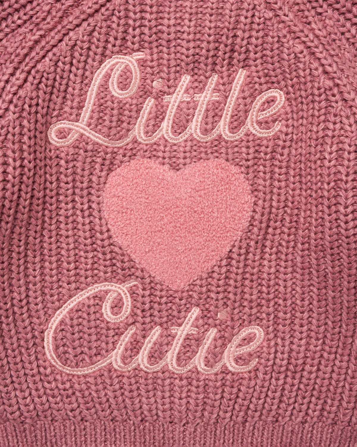 Dusky Pink "Little Cutie" Cotton Cardigan – by Rock A Bye Boutique (0–12 Months) - Image 4