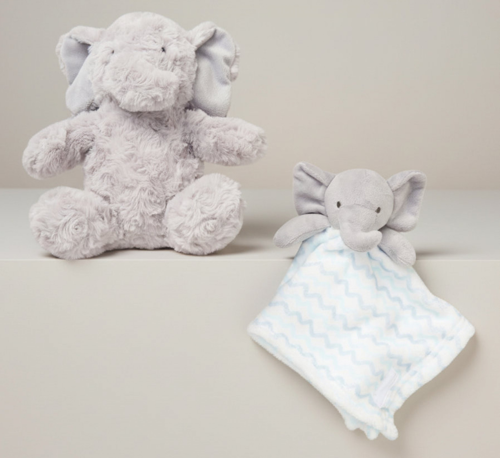 Sky Blue Elephant Soft Toy & Comforter Set – by Snuggle Tots - Image 6
