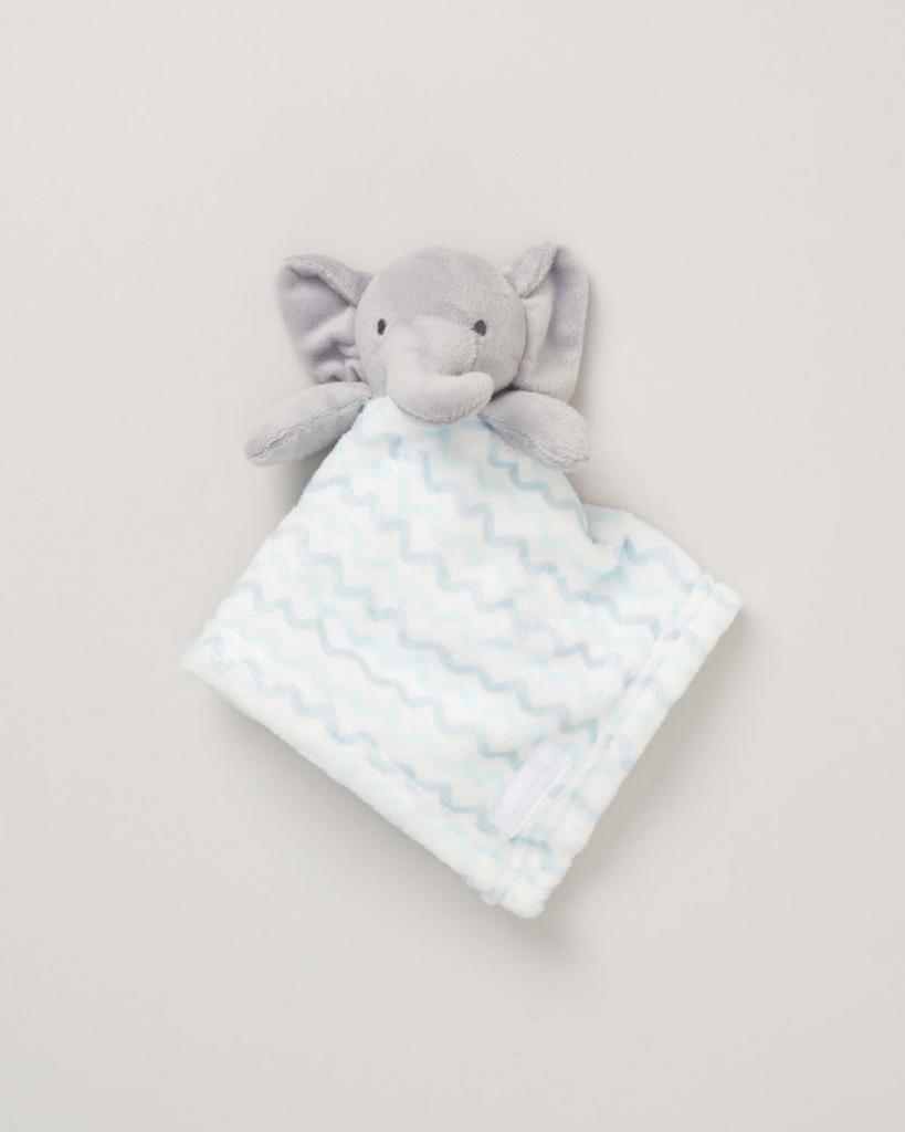 Sky Blue Elephant Soft Toy & Comforter Set – by Snuggle Tots - Image 4