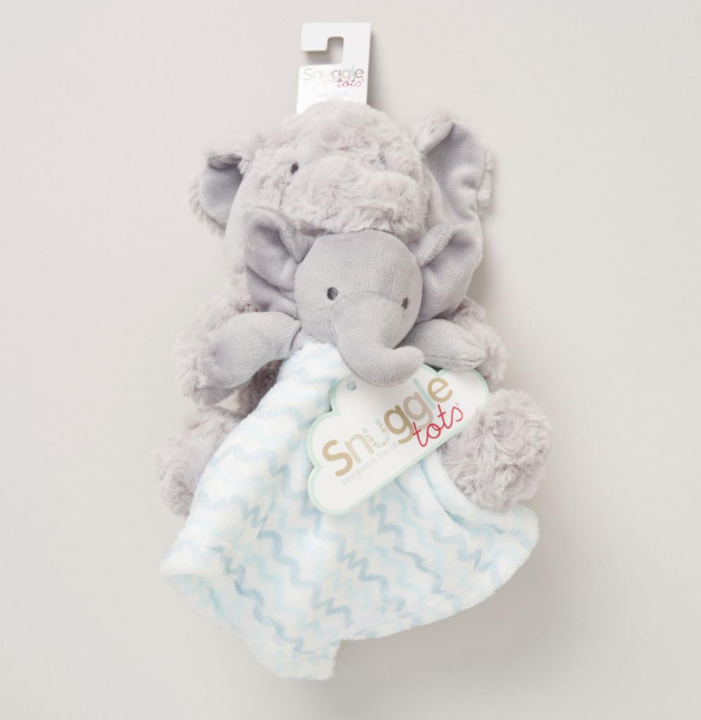 Sky Blue Elephant Soft Toy & Comforter Set – by Snuggle Tots - Image 7