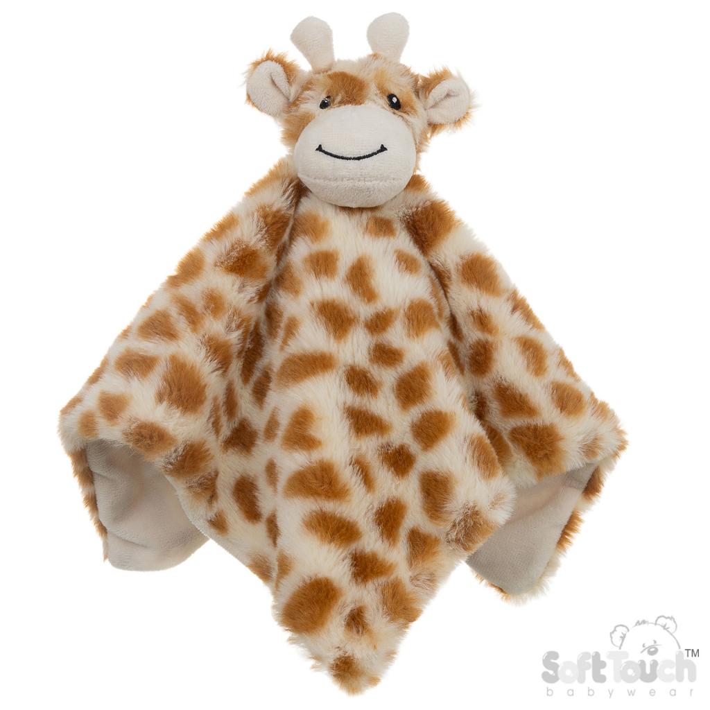 Plush Giraffe Baby Comforter with Mink Back – by Soft Touch (36cm, Suitable from Birth) - Image 2